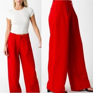 Stella Dallas Briar Pants Women's Medium Red Trousers